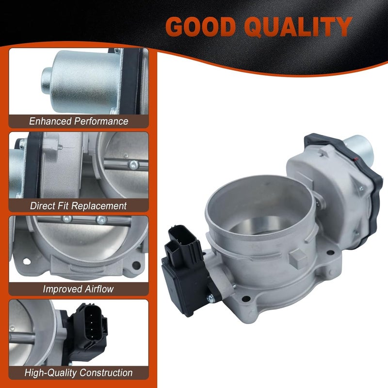 WELLBOX S20001 Electronic Throttle Body for 2004-2014 Ford Expedition, F-150, F-250, F-350, 2005-2014 Lincoln Mark LT, Navigator - 5.4L V8 Engine OEM# 8L3Z-9E926-A, 6L3Z9E926A - Image 3